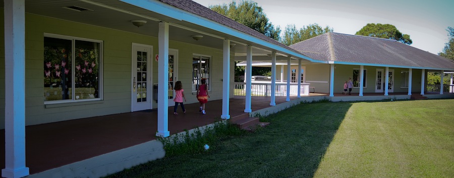 buildings and hallway at Faith Preparatory School